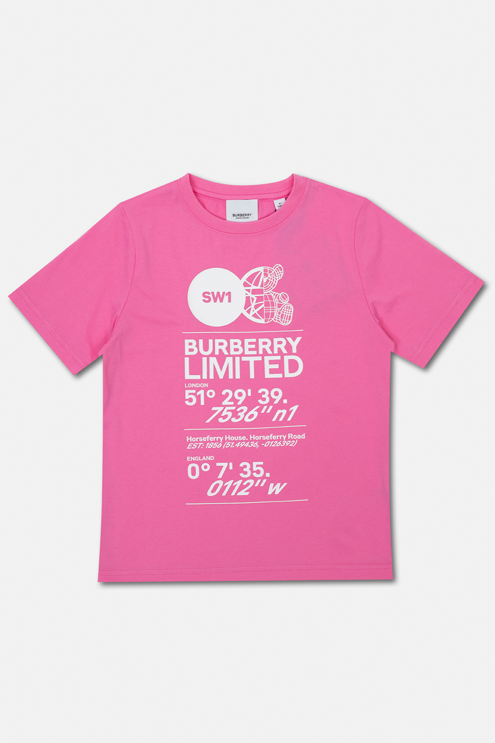 Burberry t deals shirt kids pink